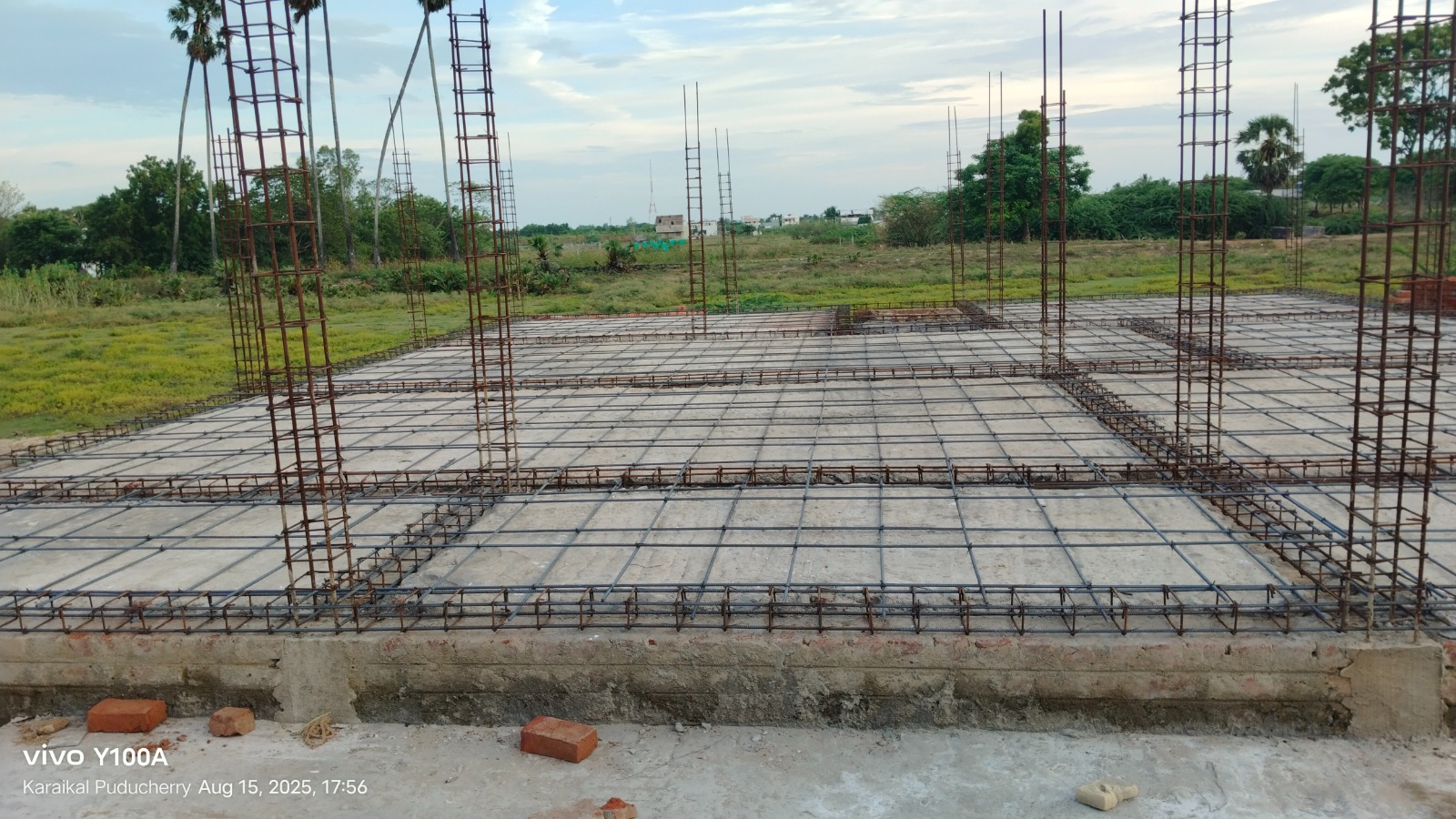 RCC Slab Reinforcement – Building Contractor Karaikal – KTR Builders